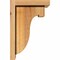 Ekena Millwork Del Monte Rough Sawn Corbel w/Backplate, Western Red Cedar, 8"W x 8"D x 12"H COR08X08X12DEL01RWR - alternate 2
